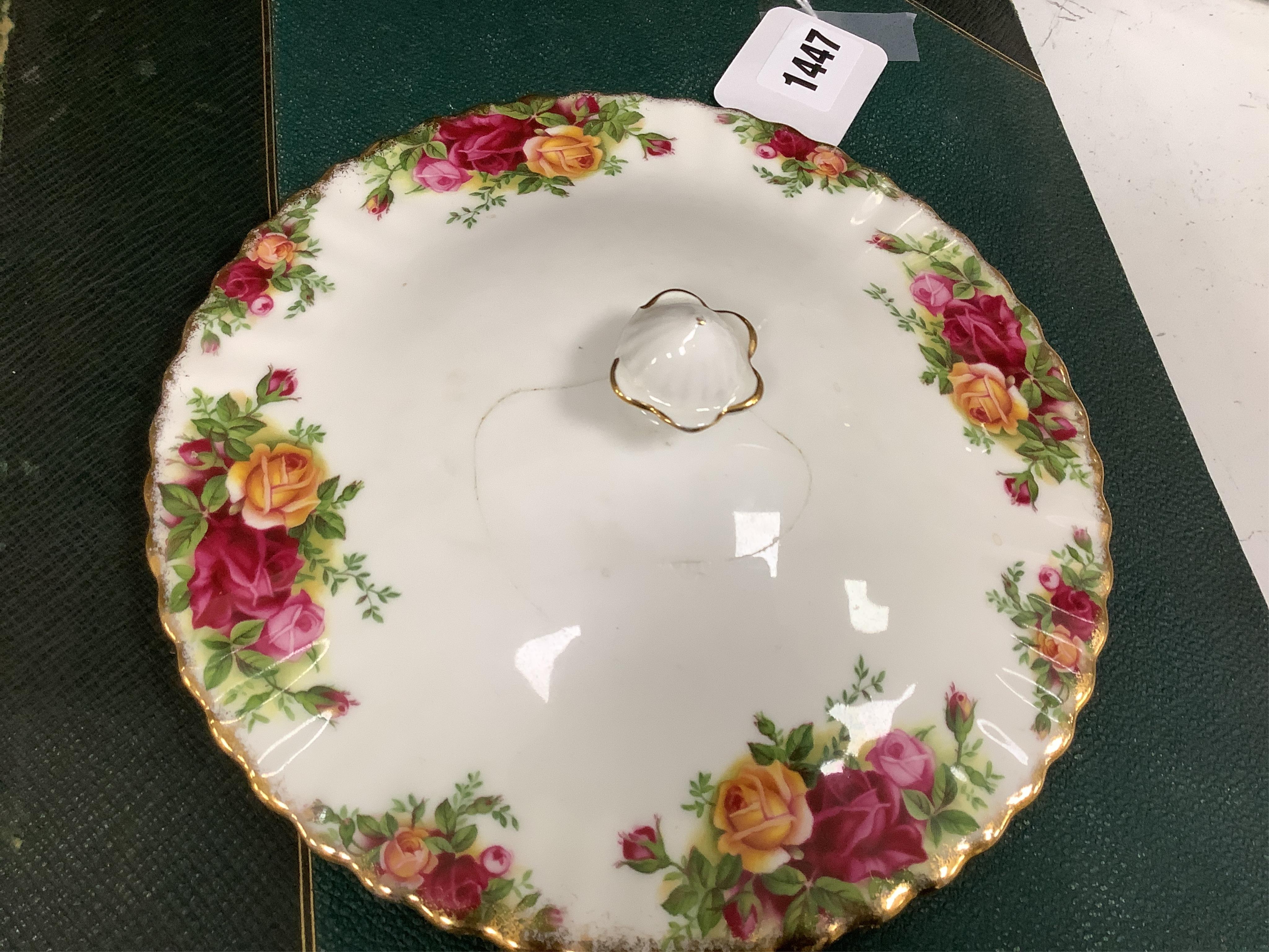 Royal Albert Old Country Roses, part dinner, tea and coffee service. Condition - mostly good